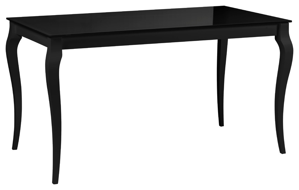Bresso Glass Top Dining Table With Extension Contemporary Dining