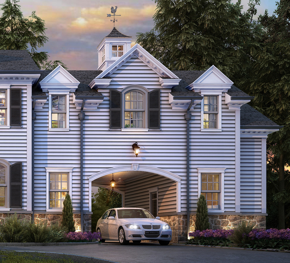 Tenafly Center Hall Colonial - Traditional - New York - by JORDAN