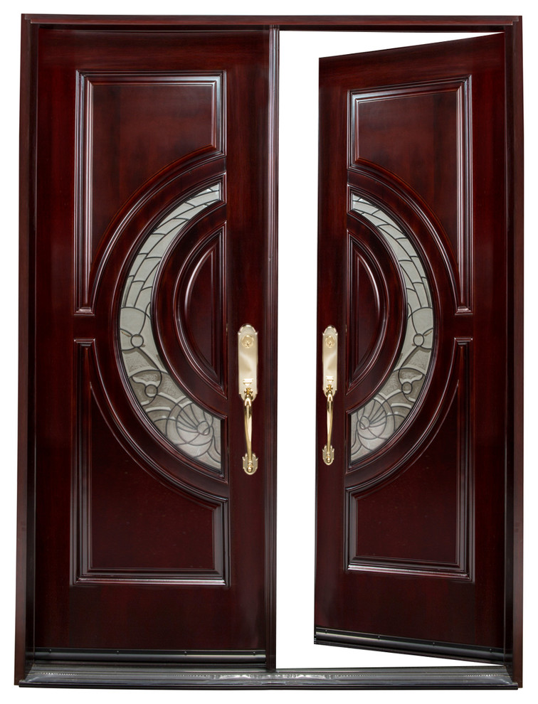 Left Hand Open Iron Double Door For Entry Front Exterior Door Id03 36x36x96 Left Hand In Swing Amazon Com