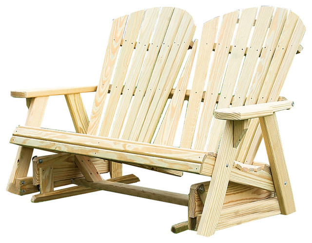 Pressure Treated Pine 4 Adirondack Glider Craftsman