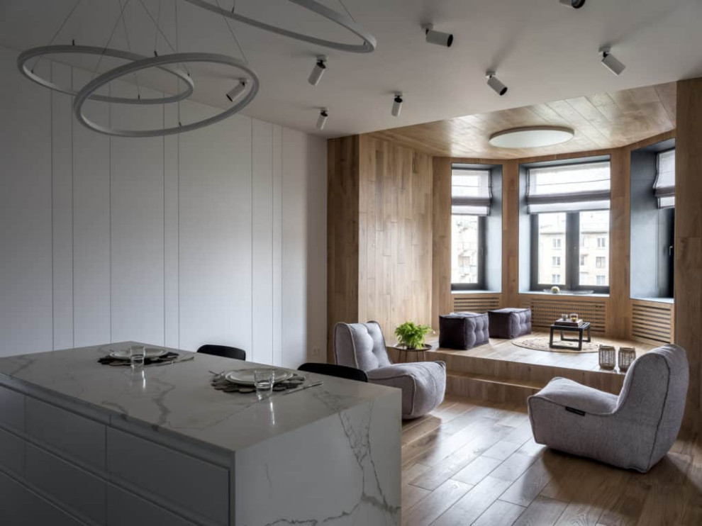 Дизайн трехкомнатной квартиры 100 кв.м. (студия Geometrium)