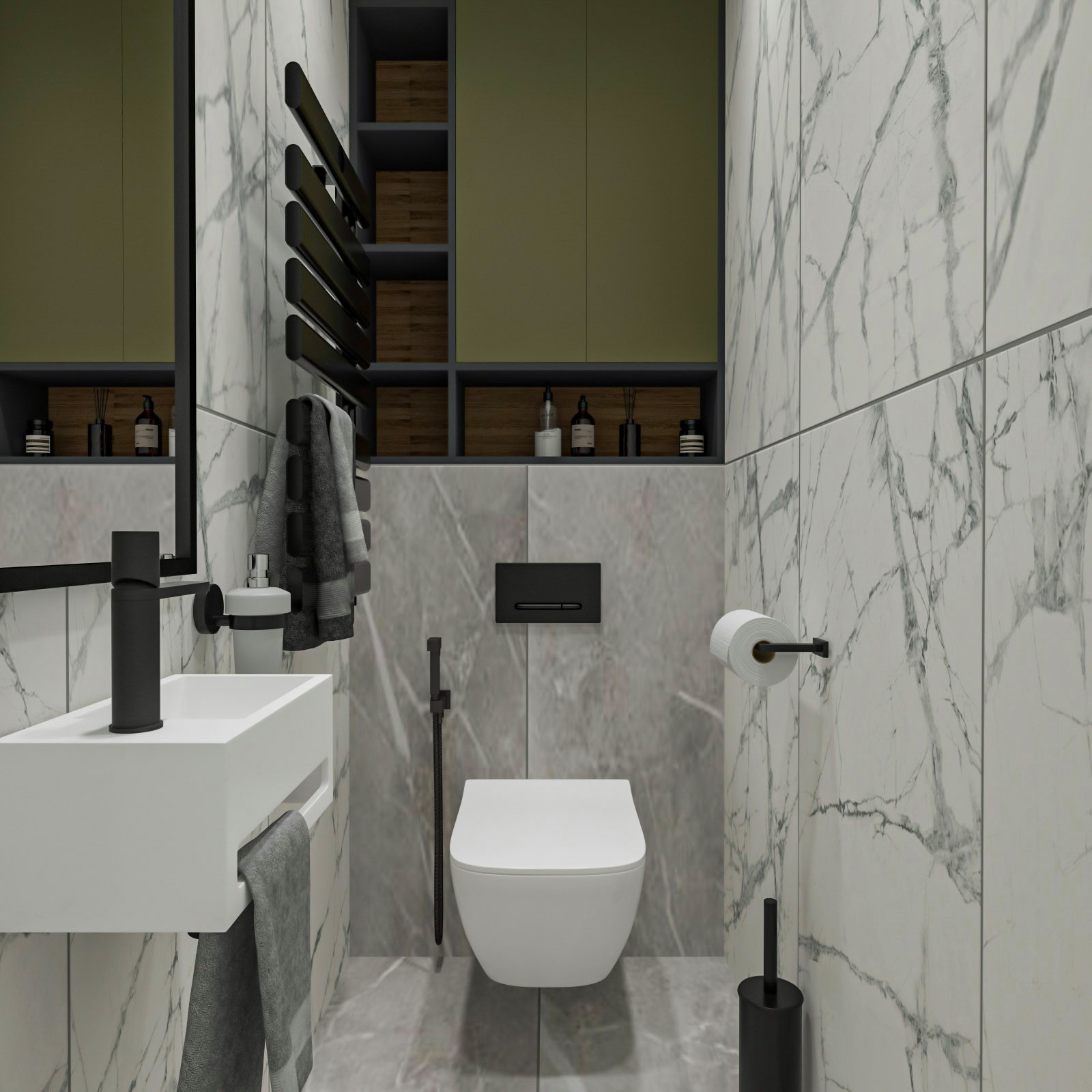 Дизайн-проект квартиры. 2022. Площадь 77,8 м.кв.