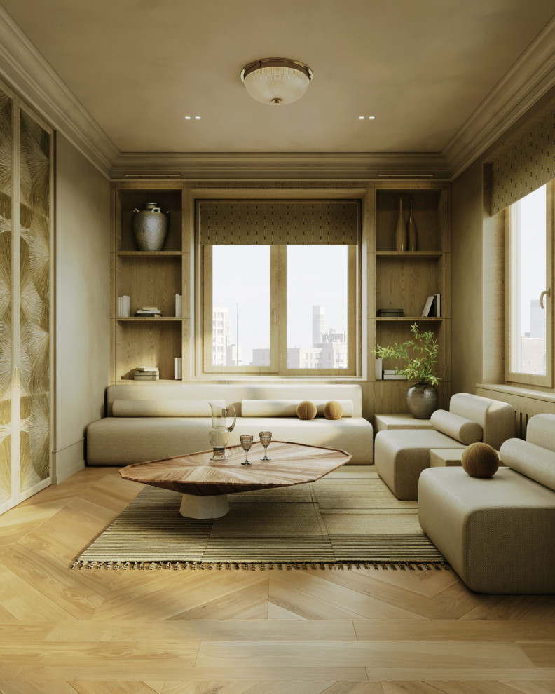 Квартира в бежевых тоннах