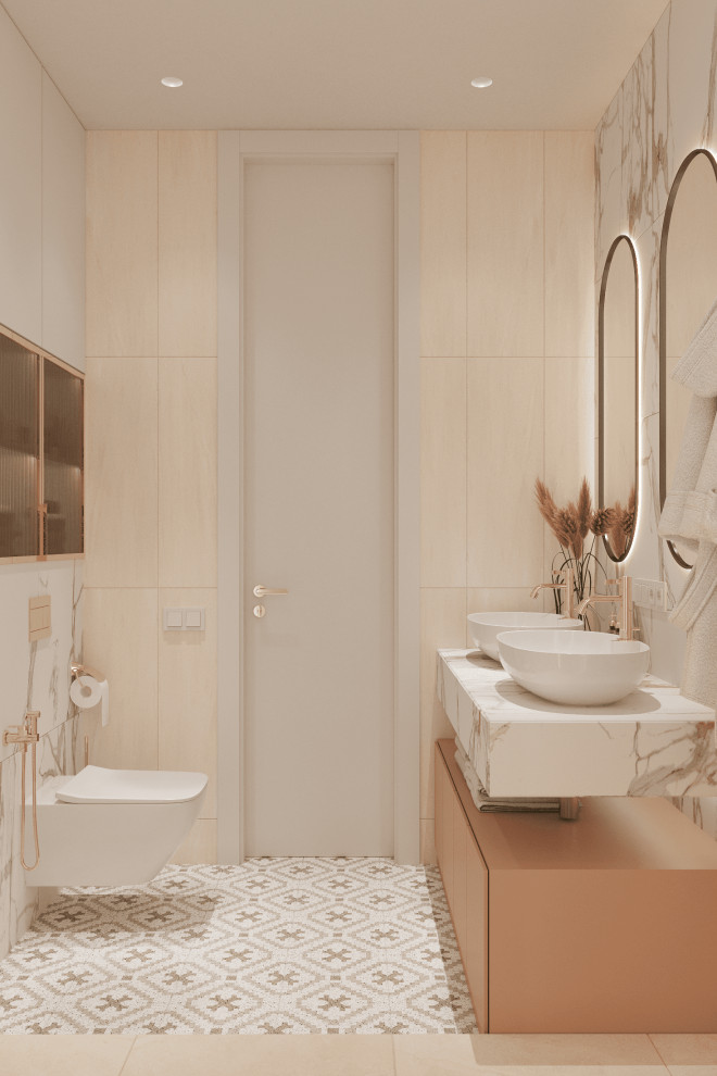 Просторная квартира в нежных оттенках со стильными элементами декора