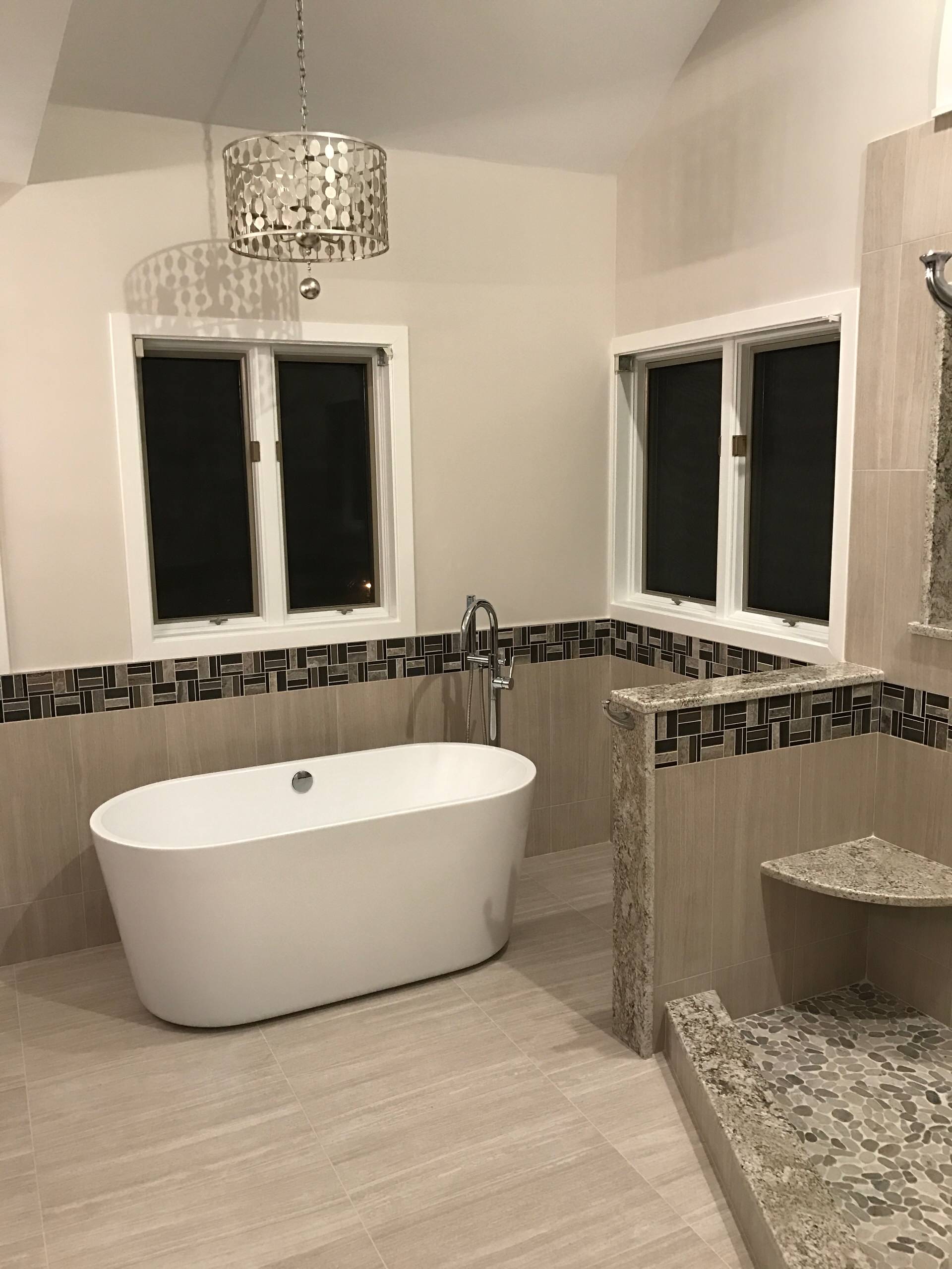 Master Bathroom in Taupe