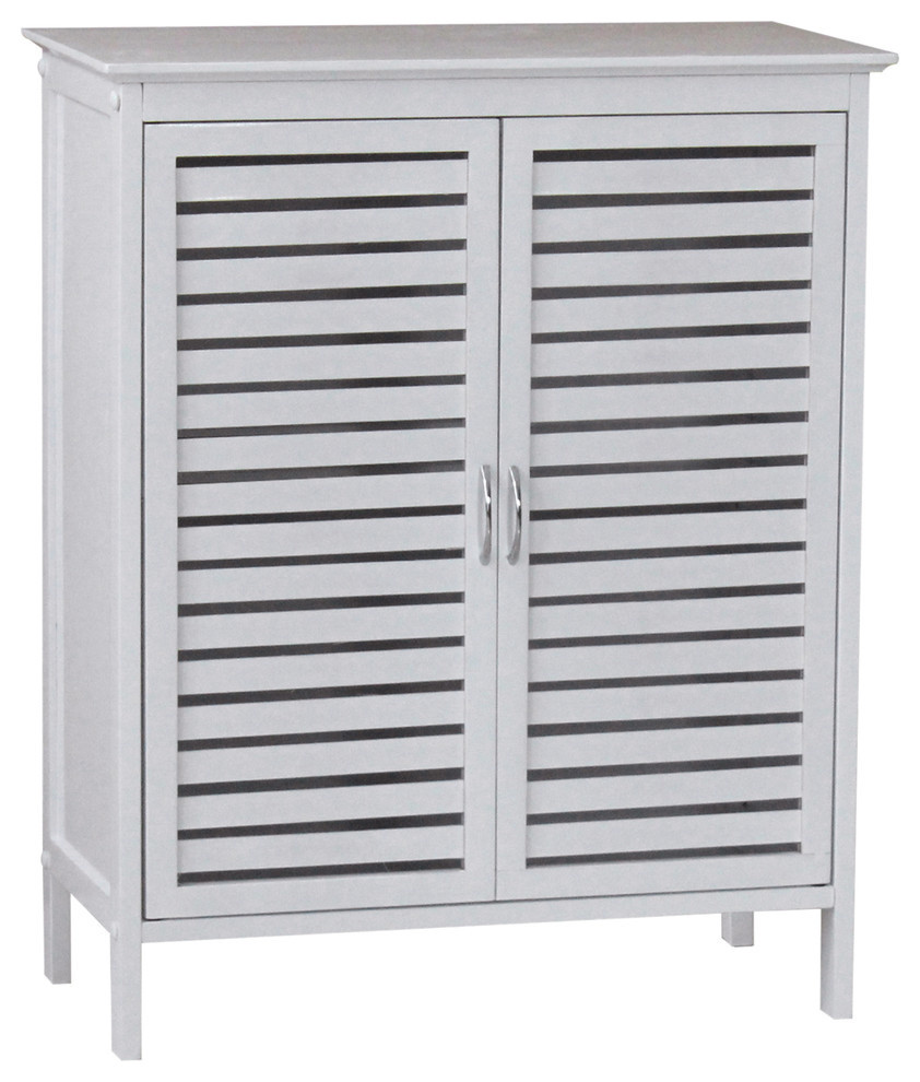 Natural Spa Floor Cabinet, White
