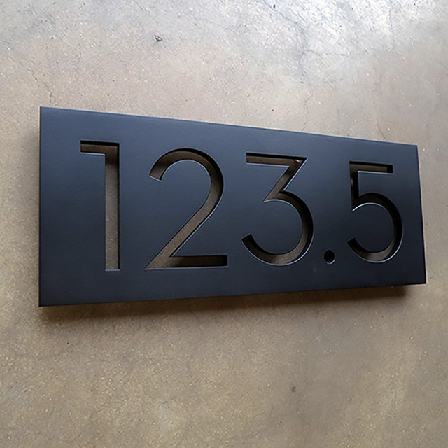 modern house numbers plaques Modern Phoenix by Modern House Numbers Houzz AU