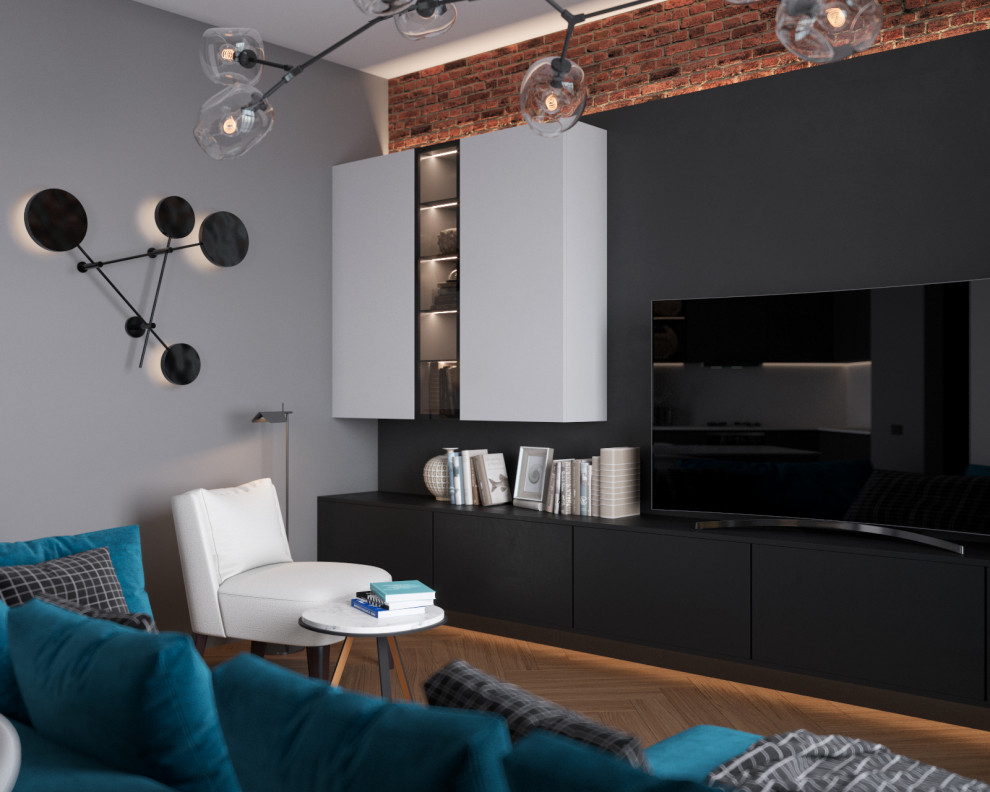 Праект дизайна интерьера таунхауса в Мегаполис - Сити