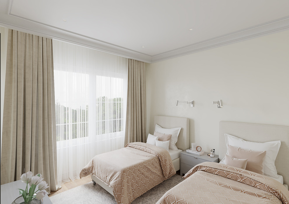 Проект интерьера загородного дома 175 кв.м в Воронежской обл.