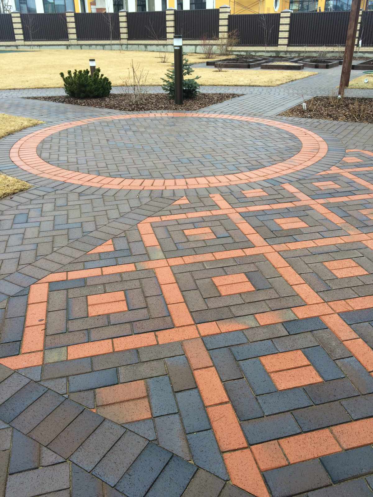 Мощение клинкерным кирпичом