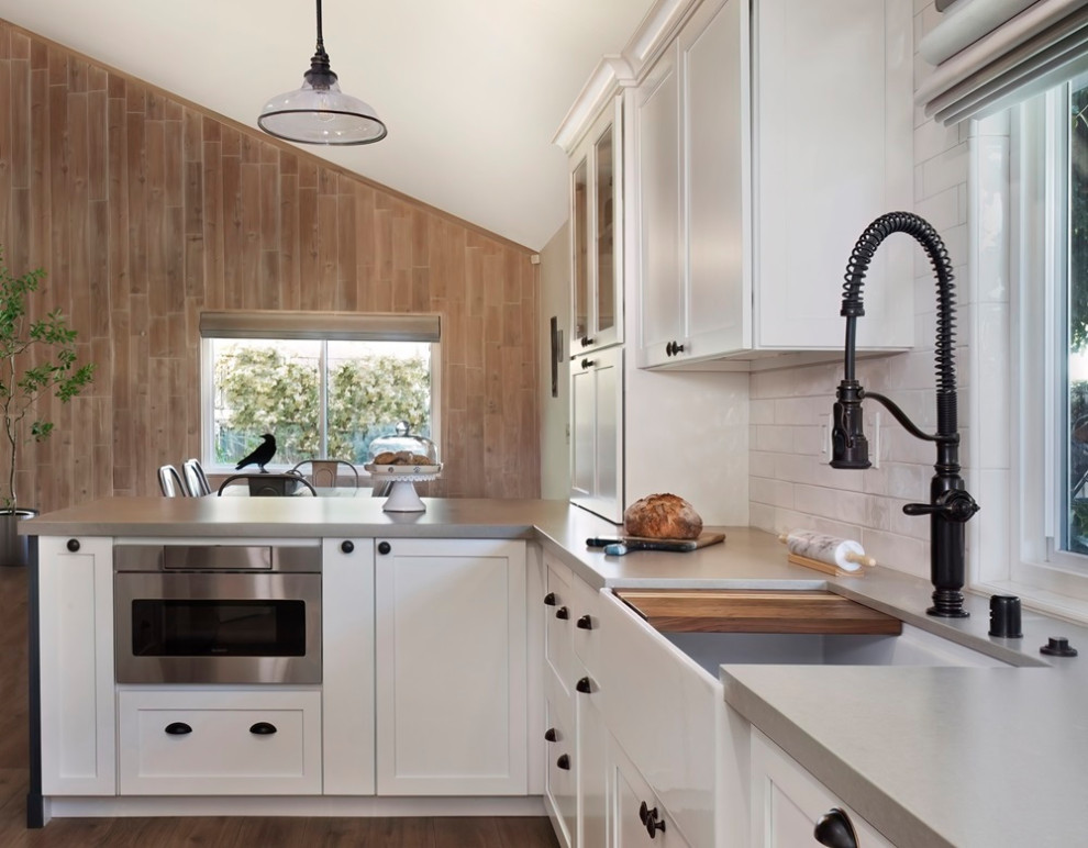 Inspiration for a transitional kitchen remodel in Orange County