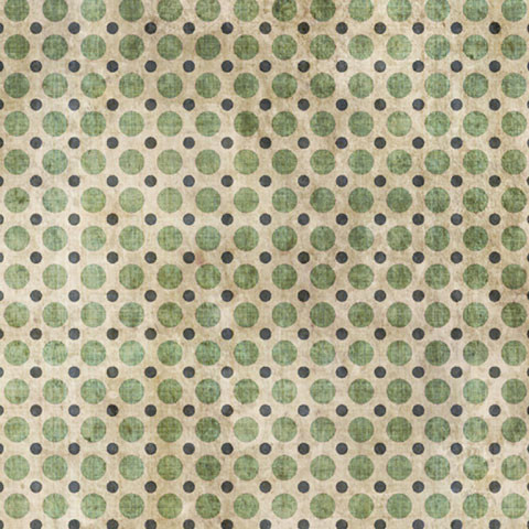 Green and Gray Weathered Polka Dot, 48x24, Matte Paper