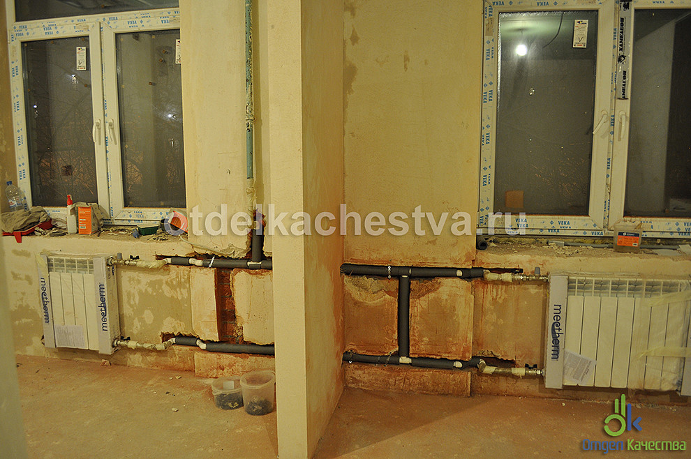 Фотографии "до": Ремонт 3-х комнатной квартиры на ул. Сердобольская