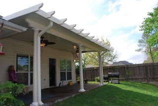 Patio cover- Insulated aluminum metal - Patio - Houston ...