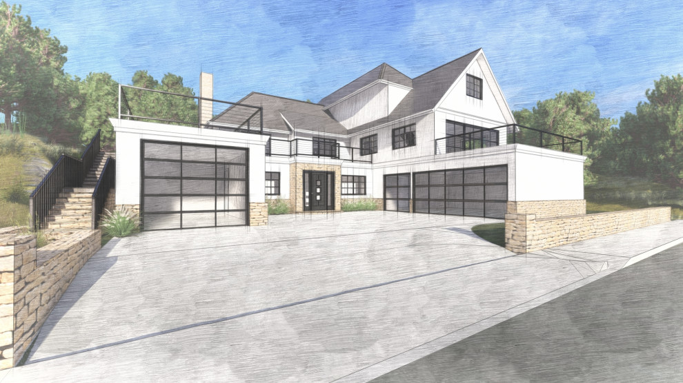 The Zvagelsky Deck and Front Remodel