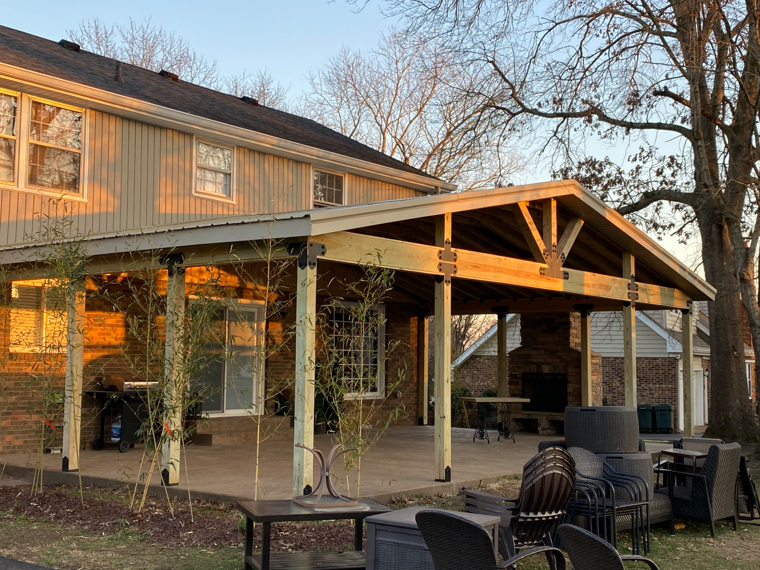 Gable Covered Patio