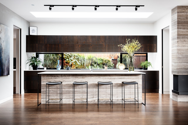 Toorak, Vic - New home modern-kueche