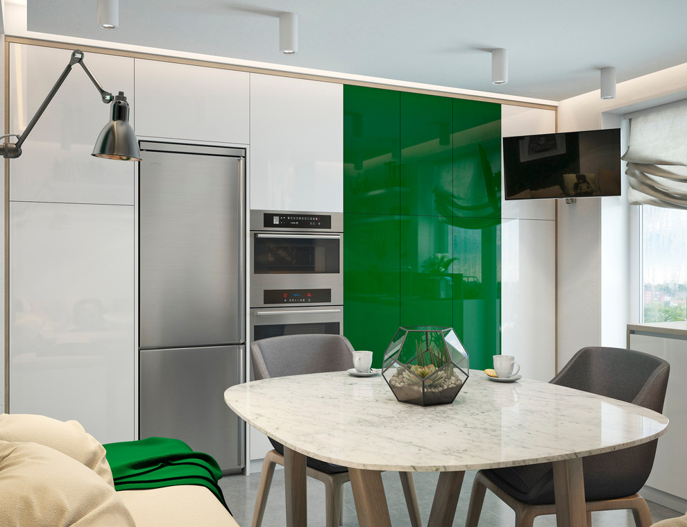 Проект однокомнатной квартиры для молодого человека.