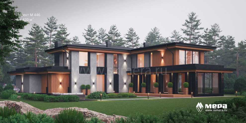 Проекты современных каменных домов