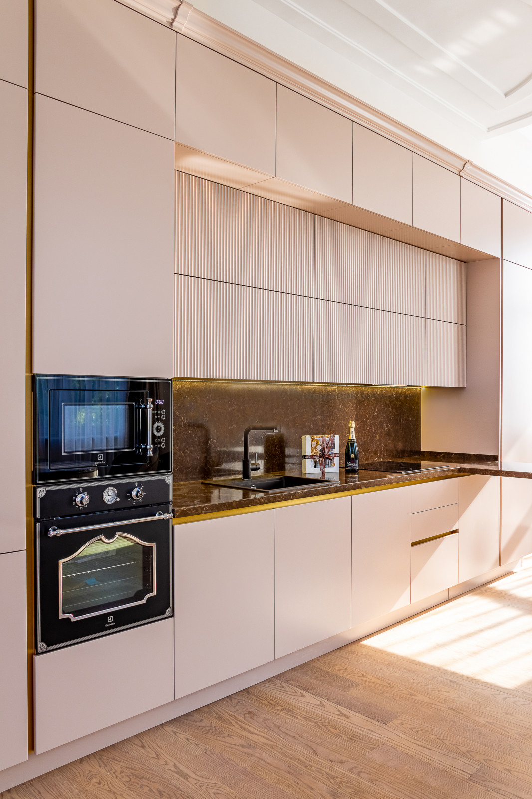 АК Grand Royal Residences. Съемка кухни-гостиной для МК ITALIKA