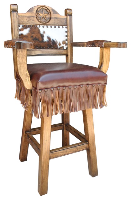 Texas Western Deluxe Swivel Stool Arms Southwestern Bar Stools Texas Western Deluxe Swivel Bar Stool Arms Counter Height