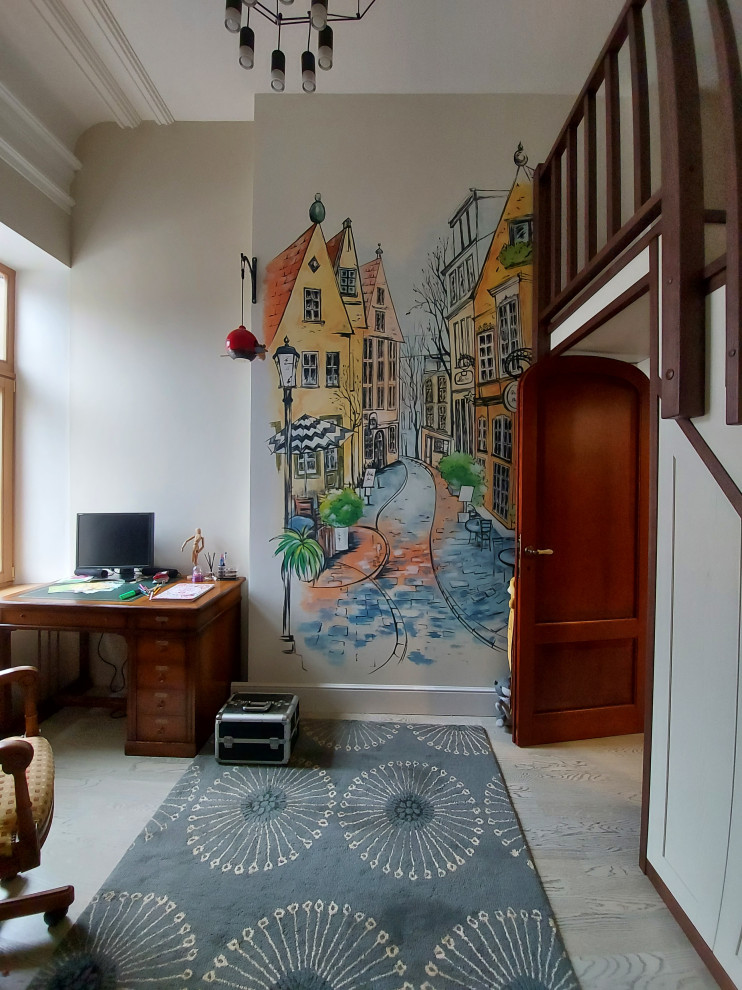 Роспись стены в детской