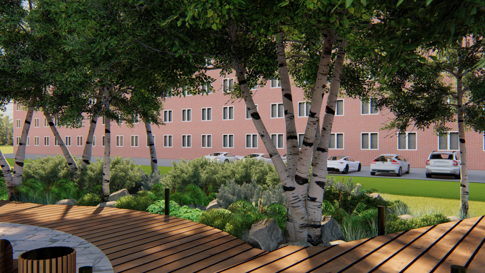 Лесной миксбордер