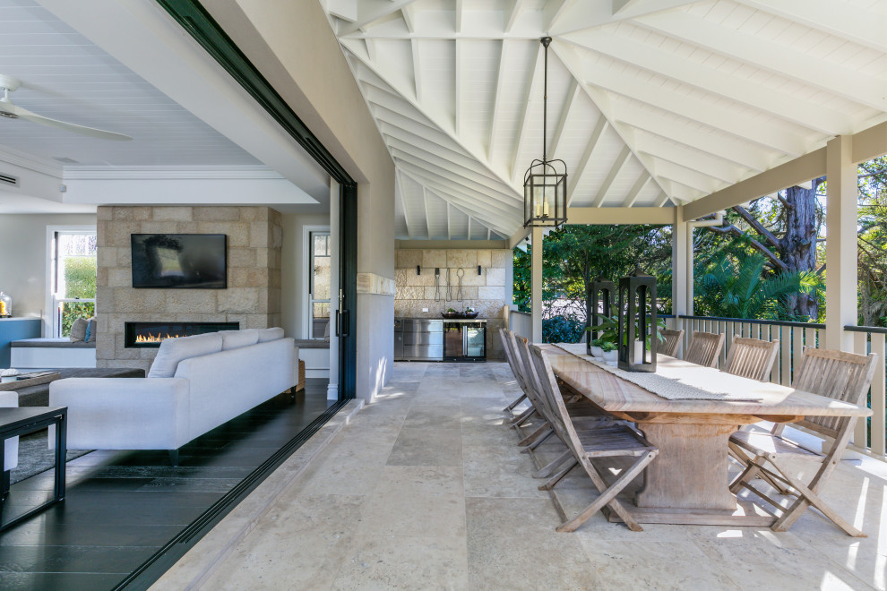 Design ideas for a transitional verandah in Sydney.