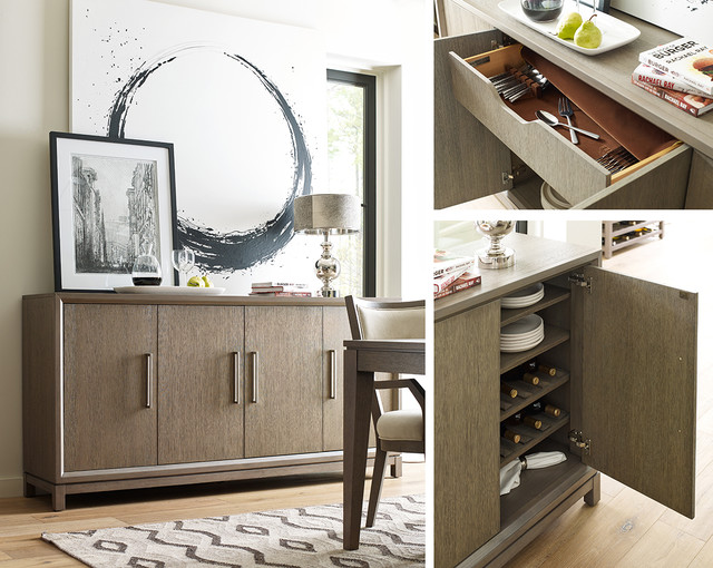RACHAEL RAY HOME HIGHLINE BUNCHING DISPLAY CABINET Modern Dining Room Houston by Star Furniture Houzz