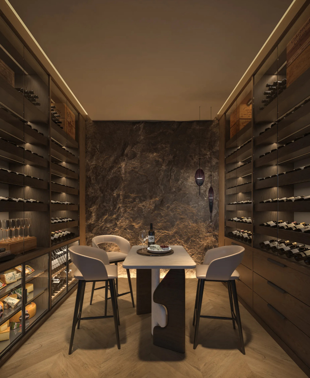 Trendy wine cellar photo in Madrid