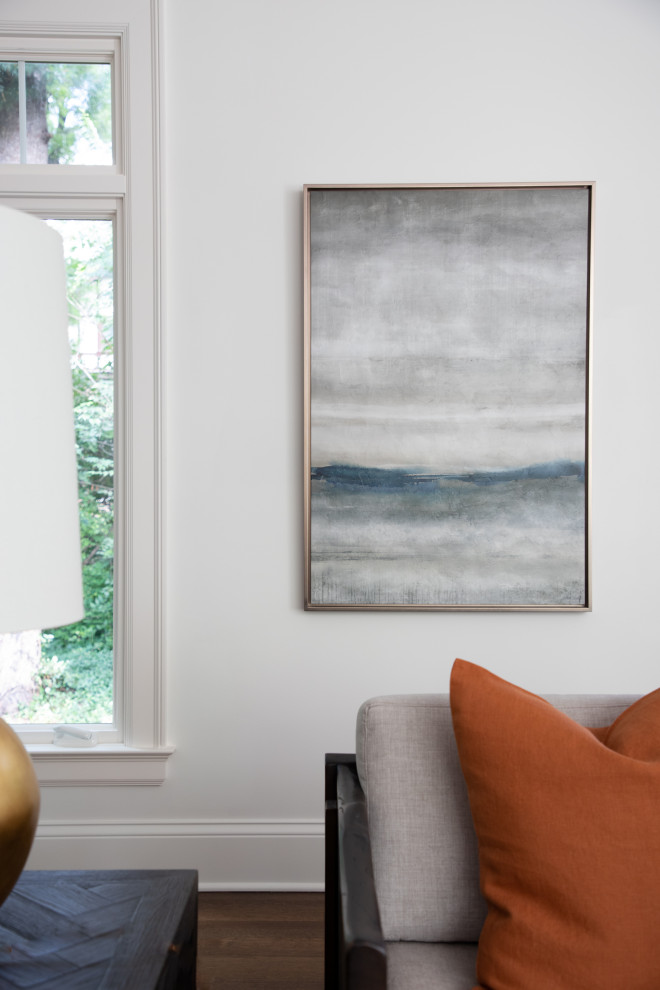 Example of a transitional home design design in Indianapolis