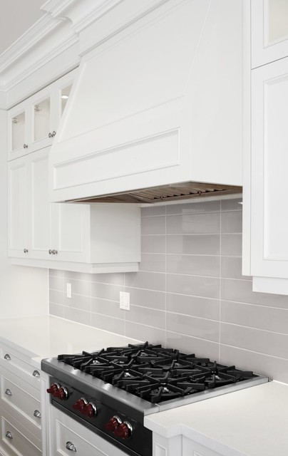 Soho Wall Tile Collection Taupe 4x16 American Traditional Kitchen Toronto By Tiles Houzz - Light Grey Wall Tile Kitchen