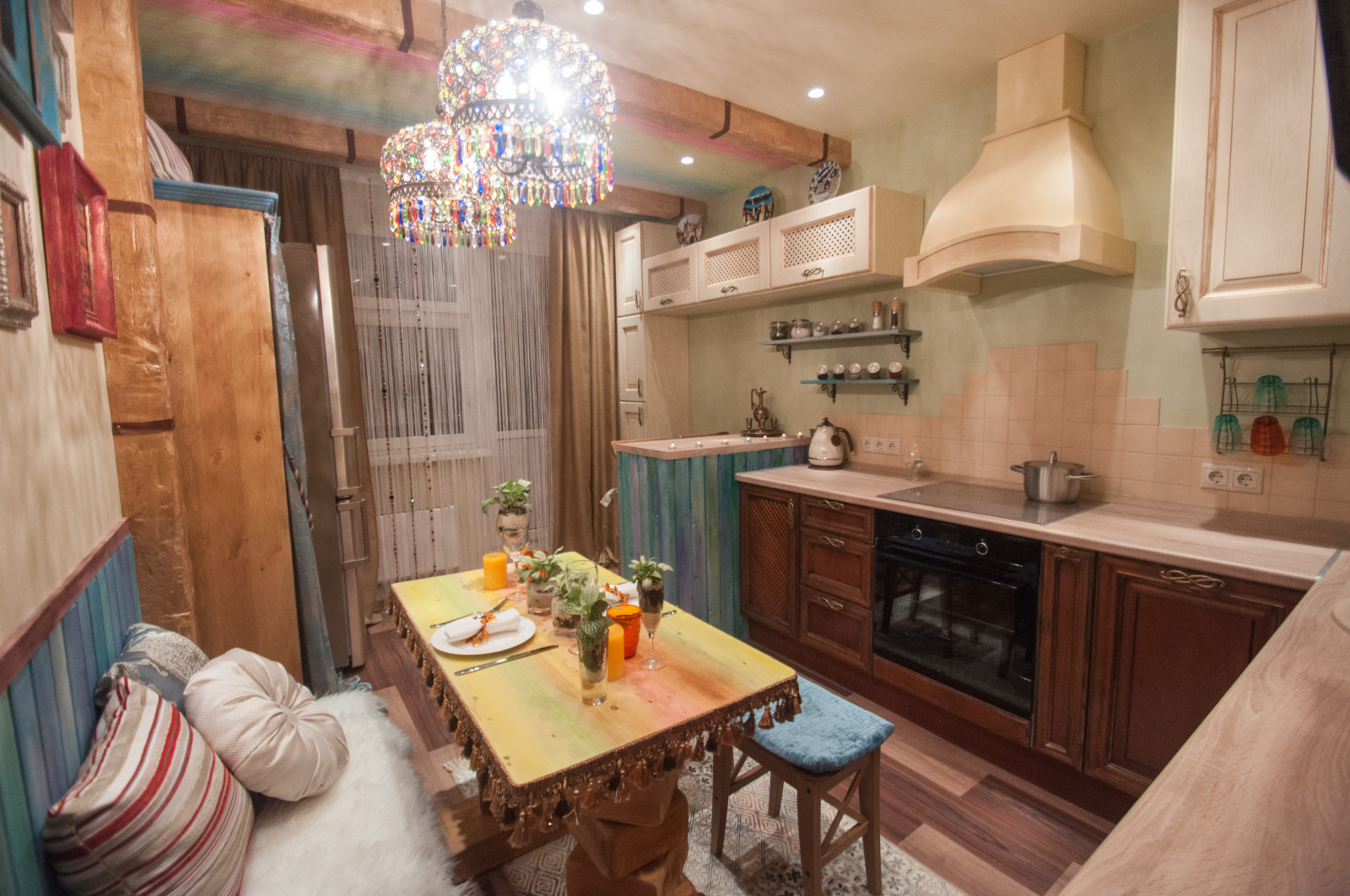 Кухня в стиле бохо-шик