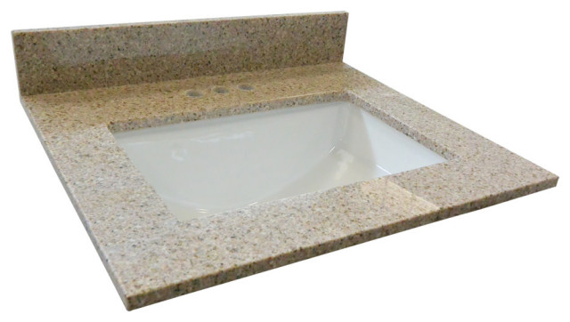 Design House 563239 61" Granite Vanity Top - Golden Sand