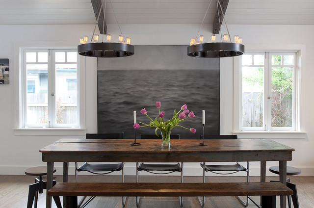 Mill Valley Bungalow contemporary-dining-room
