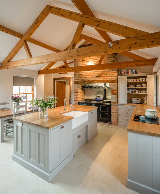 Kitchen In Barn Conversion Rutland Leicestershire Farmhouse