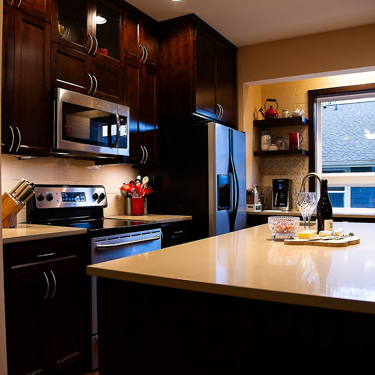 European Inspired Kitchen Gallery with Main Floor Remodel