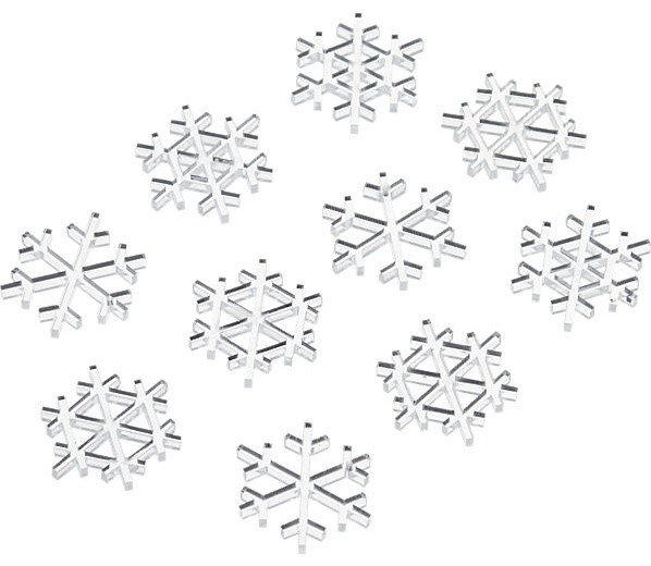 Set of Mini Acrylic Snowflakes