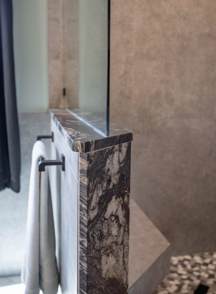 Inspiration for a transitional bathroom remodel in Denver