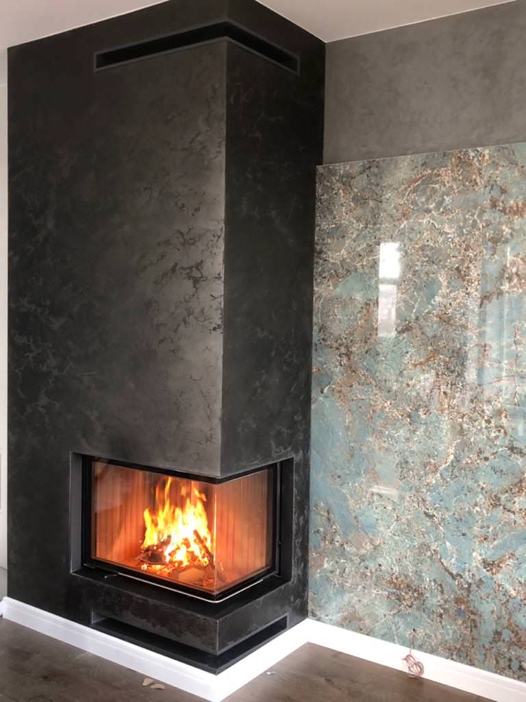 Дровяной камин Brunner в КП "Онегин Парк"