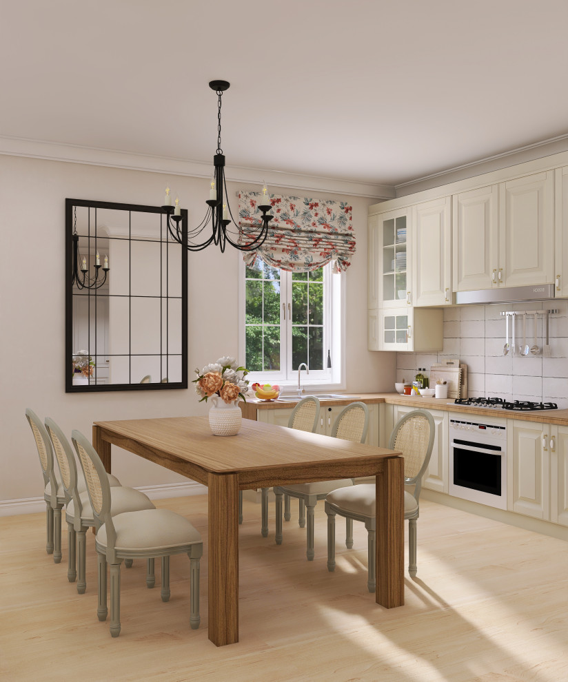 Проект кухни-гостиной в стиле "Прованс"