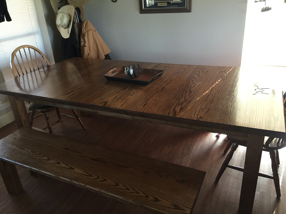 Inspiration for a rustic kitchen remodel in Austin