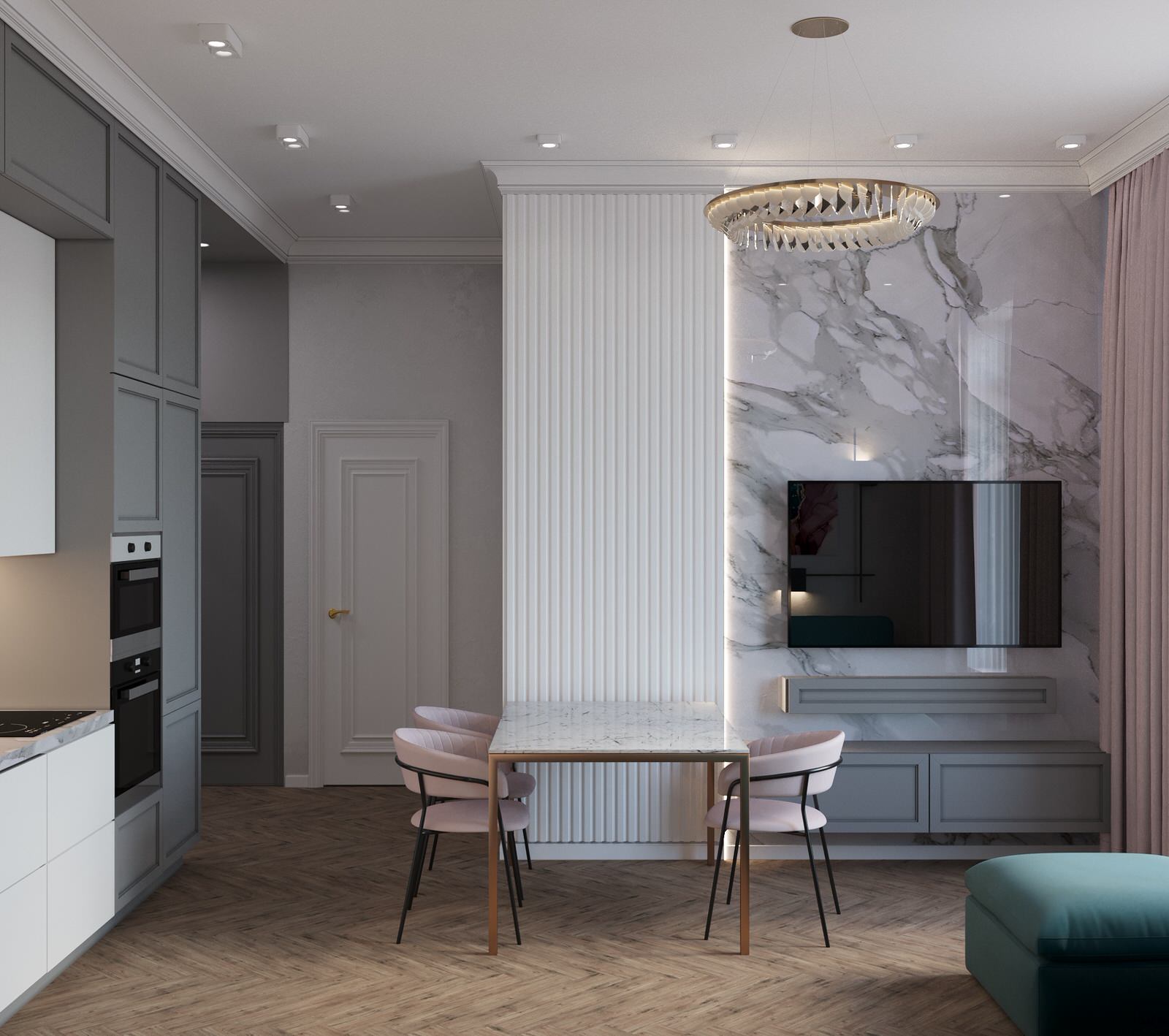 Квартира в жк"Городские резиденции SPIRES"