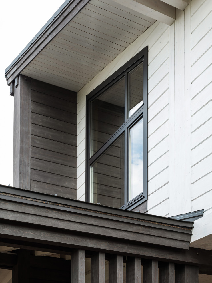 Трапецевидные окна, порталы и входные двери для современного дома