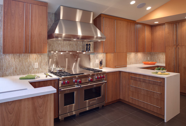 Open Contemporary Kitchen modern-kueche