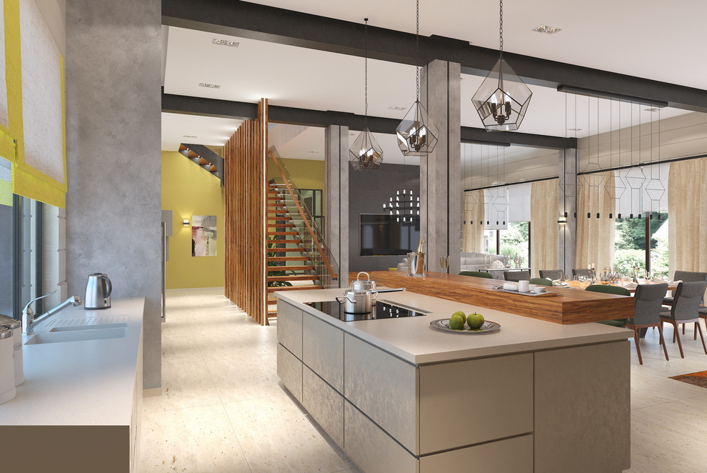 Дом из клееного бруса 500 кв