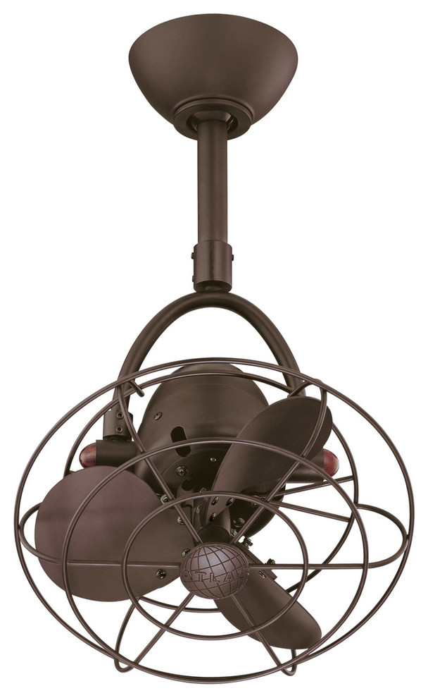 Diane Oscillating Directional Ceiling Fan - Transitional ...