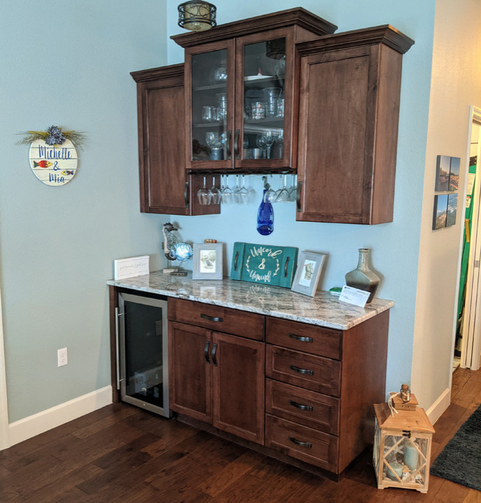 Home Bar with Custom Dry Bar or Wet Bar You Choose! Home