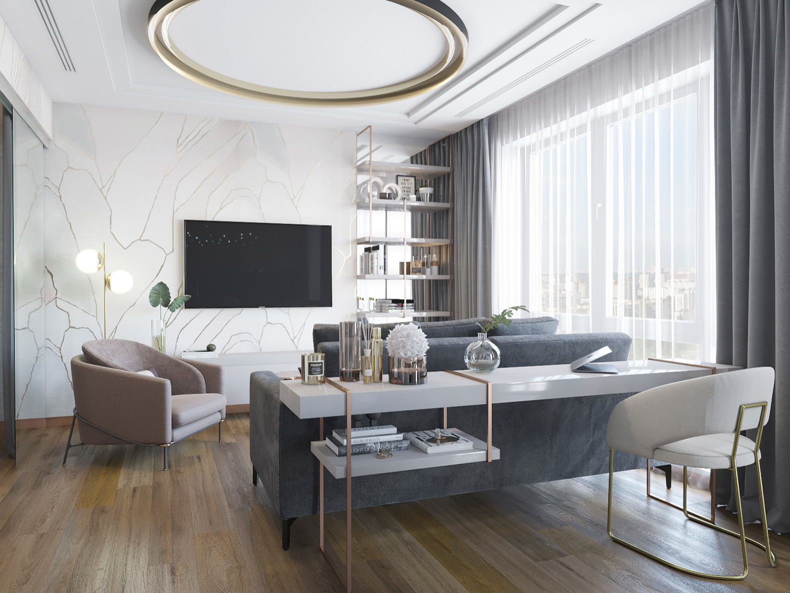 Квартира 43м.кв.В современном стиле