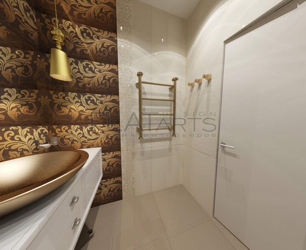 Проект 2х комнатной квартиры в  стиле арт-нуво